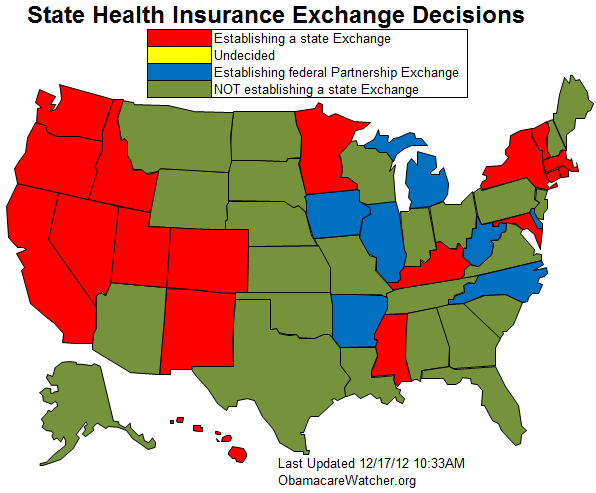State Health Insurance Exchange: State Run Exchanges