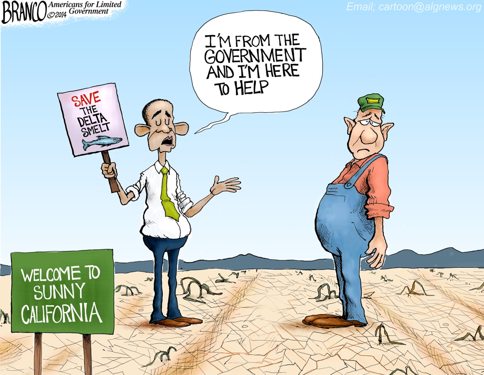 Cartoon: “Drought”